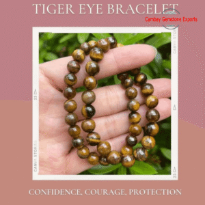 Natural Tiger Eye Gemstone Bracelet AAA Quality Gemstone Bracelet