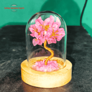 Rose Quartz GemTree Showpieces