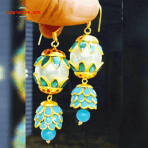 Agate Beads Earrings #27