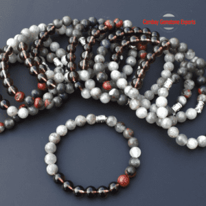 Natural Moss, Smokey,Red Jasper Gemstone Bracelet Beautiful Gift For Mother Bracelet