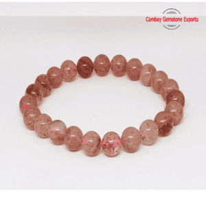 Natural Pink Gemstone Bracelet Rare Jewellry Gemstone Bracelet