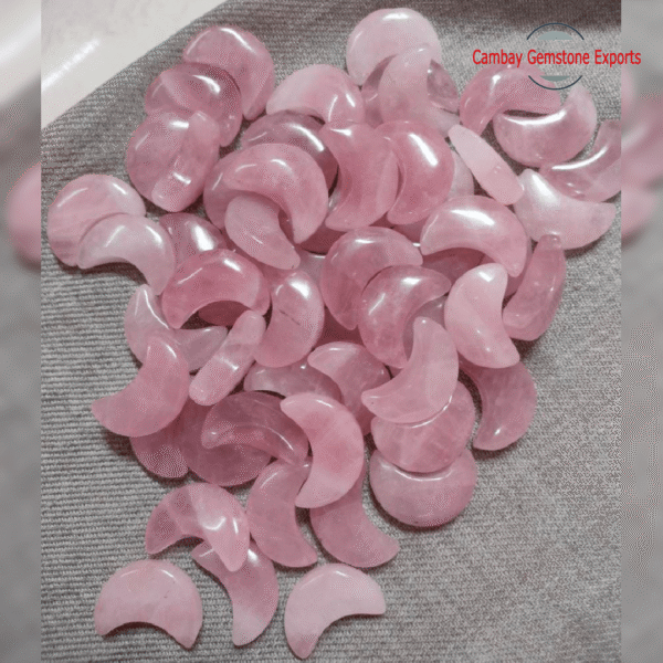 Pink Quartz Moon Stone