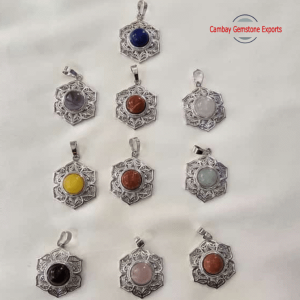 Gemstone Mix Pendants #8