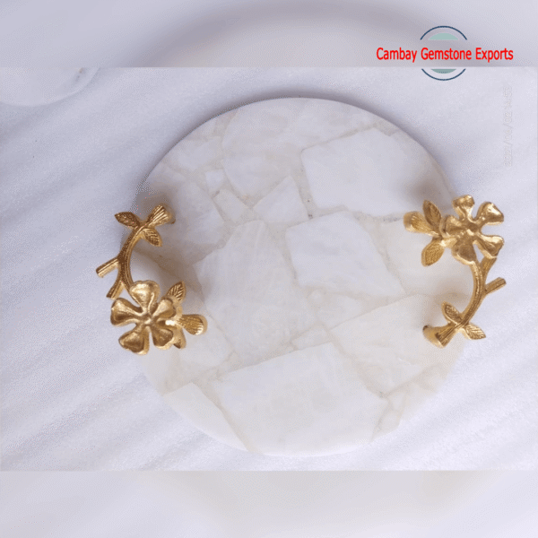 Beautiful Agate Stone Serving Trays Handmade Serving Trays Showpieces For Home