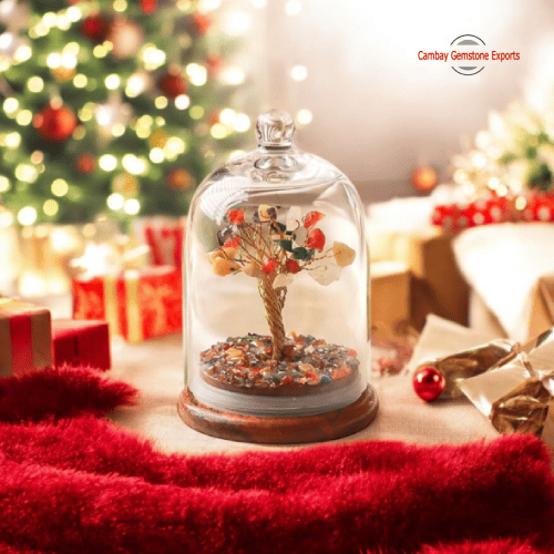 New Project (0) 4.5" Crystal Stone Dome Tree #4