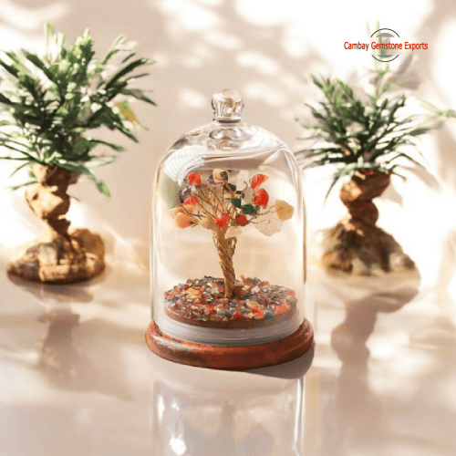 New Project (1) 4.5" Crystal Stone Dome Tree #4