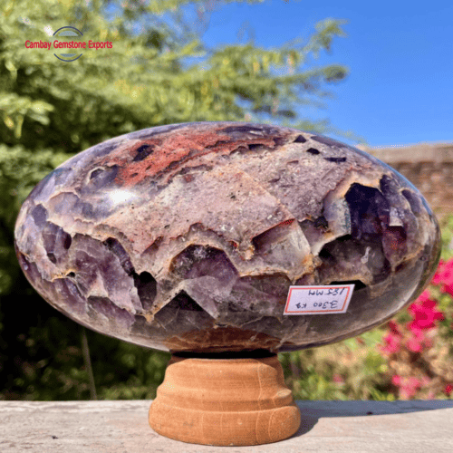 Natural Druzy Egg #54