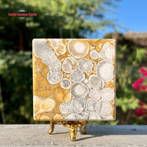 Natural Druzy Cube #55