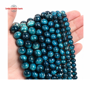 Royal Blue Tiger Eye Royal Blue Tiger Eye Tumbled Stones Lines