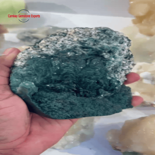 Screenshot 2026-01-04 012336 Dark Green Apophyllite Cluster on Natural Matrix