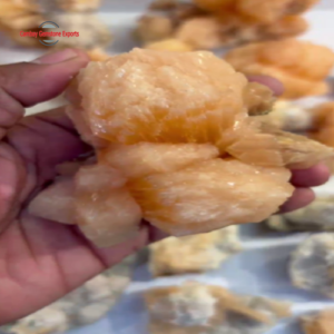 Natural Peach Stilbite Crystal Cluster #3