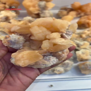 Natural Peach Stilbite Crystal Cluster #4