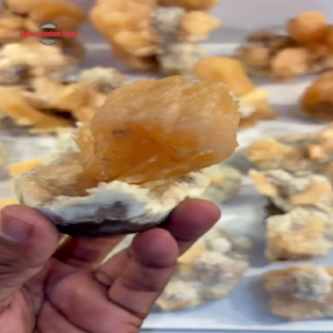 Natural Peach Stilbite Crystal Cluster #8