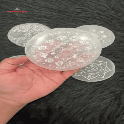 Screenshot 2026-01-04 014551 4" Selenite Charging Plate Coaster #5