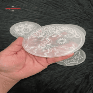 Screenshot 2026-01-04 014625 4" Selenite Charging Plate Coaster #3