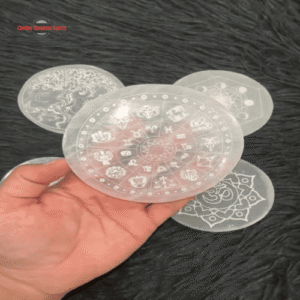 Screenshot 2026-01-04 014641 4" Selenite Charging Plate Coaster #1