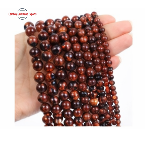 Mahogany Obsidian Tumbled Stones Lines