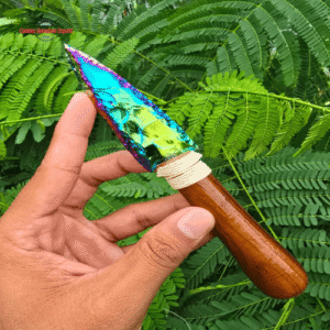 Screenshot 2026-01-04 015804 Green Obsidian Arrowhead With Wooden Handle