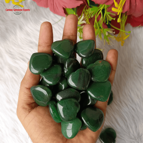 Green Aventurine Hearts Small Premium Stones